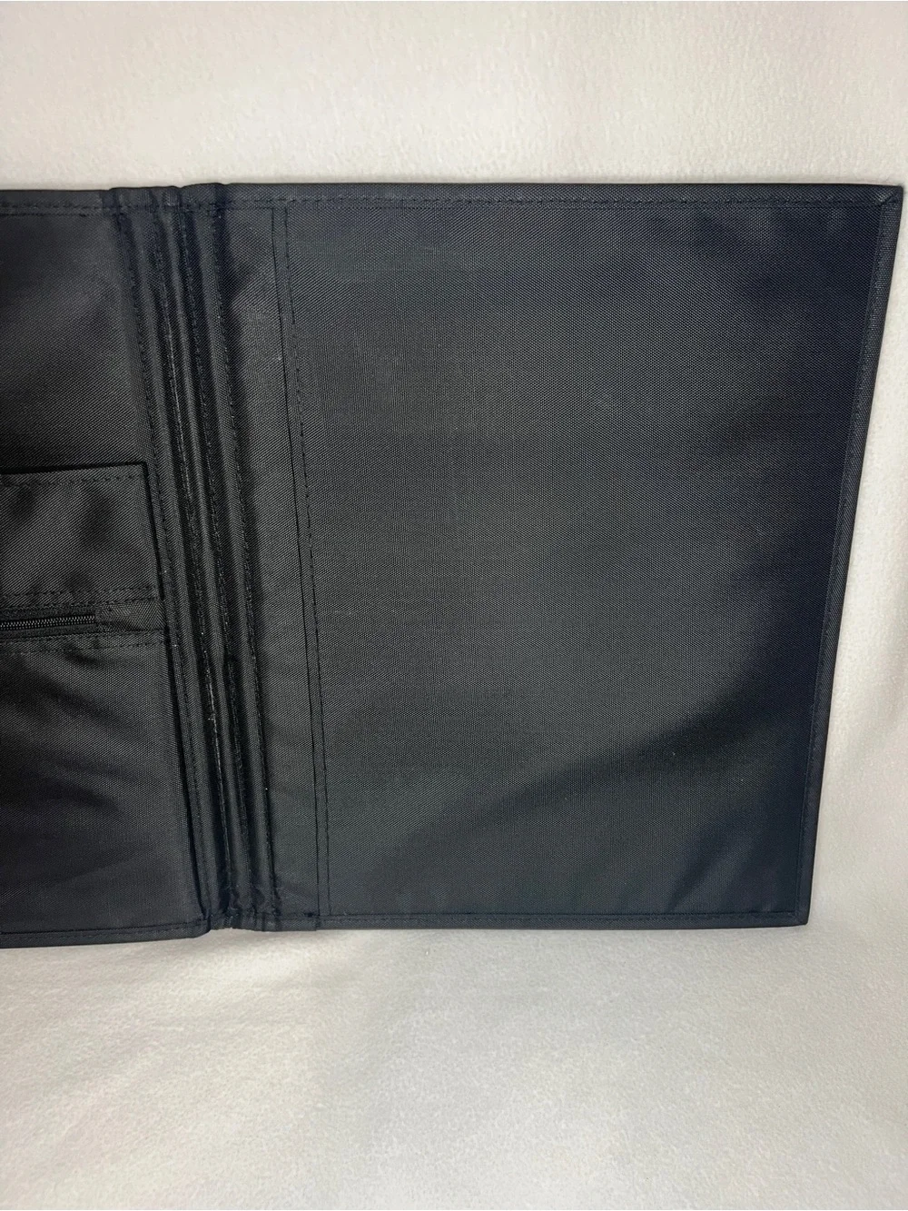 Vintage 90s Mead Five Star Black Zipper Binder First Gear Trapper